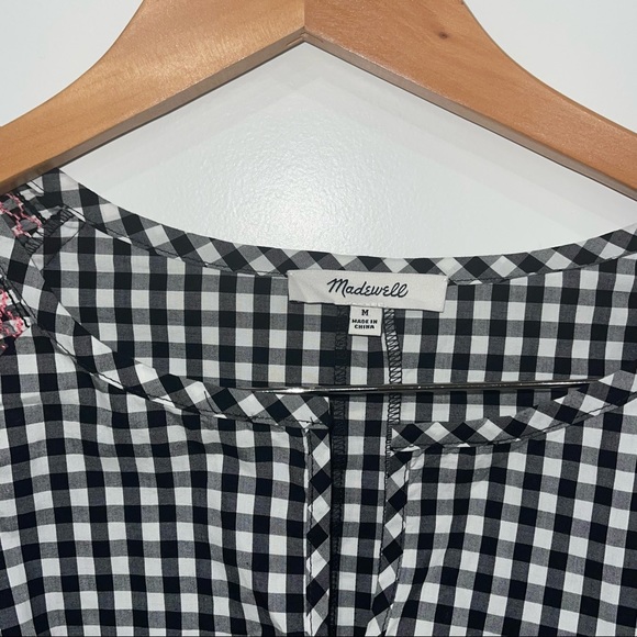 Madewell - Smocked Gingham Top - Picture 6 of 9